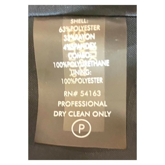 Calvin Klein Sleeveless Faux Leather Trim Neckline Cutout Flare Dress Size 8 - Picture 7 of 7